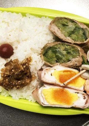 旦那弁当134♥キャベツの肉巻き弁当!-レシピのメイン写真