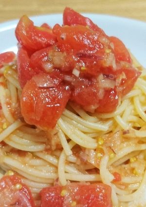 ひんやりトマトスパゲッティ-レシピのメイン写真