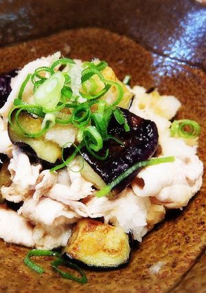 ☆揚げナスと豚しゃぶのみぞれ和え☆-レシピのメイン写真