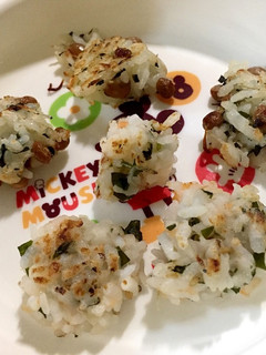 【離乳食後期〜】冷凍可☆手掴み焼おにぎり-レシピのメイン写真