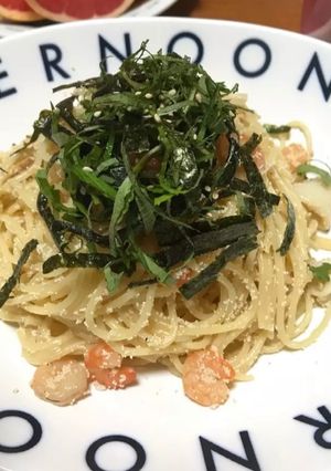 冷凍エビイカ入り★簡単たらこ和風パスタ♪-レシピのメイン写真