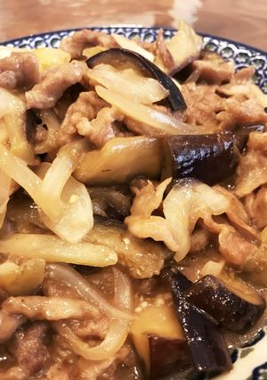 豚肉と茄子の黒酢炒め-レシピのメイン写真