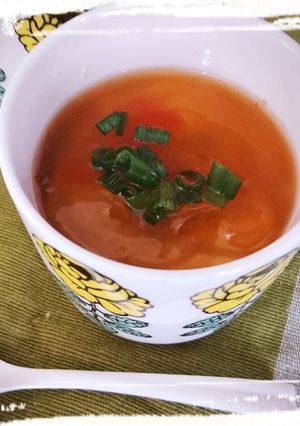 レンジで冷やしあんかけ茶碗蒸し-レシピのメイン写真