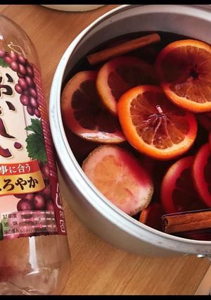 【キャンプ飯】簡単！ほっとワイン♡-レシピのメイン写真