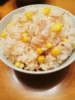 簡単♪コーンとツナの炊き込みご飯-レシピのメイン写真