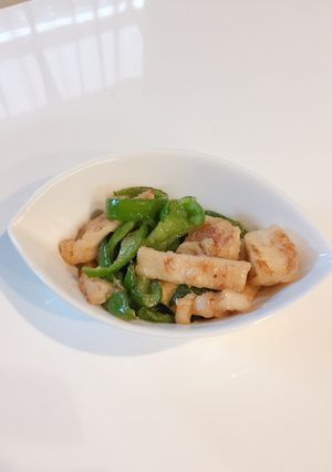 お弁当の副菜★ピーマンと揚げの味噌炒め-レシピのメイン写真