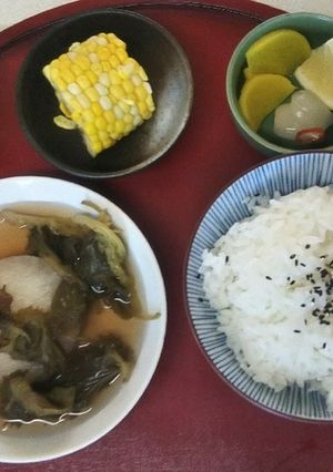 ある夏の朝食（血管ダイエット1265）-レシピのメイン写真
