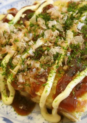 お好み焼き（いか、キャベツ）山芋なし-レシピのメイン写真