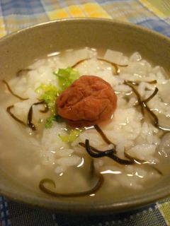 塩昆布のやさしい大根おかゆ~♪-レシピのメイン写真