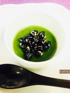 塩酒粕入りでうま♪ほろ苦抹茶寒天-レシピのメイン写真