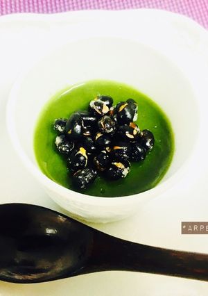 塩酒粕入りでうま♪ほろ苦抹茶寒天-レシピのメイン写真