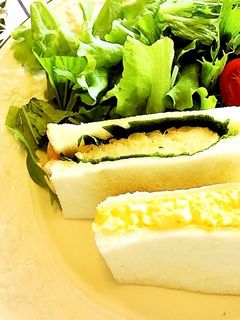 大葉を使って*明太ポテサラのサンドイッチ-レシピのメイン写真