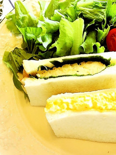 大葉を使って*明太ポテサラのサンドイッチ-レシピのメイン写真