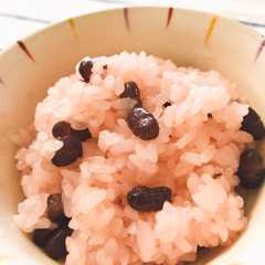 รูปของ 圧力鍋で簡単☆時短☆お赤飯・北海道ver