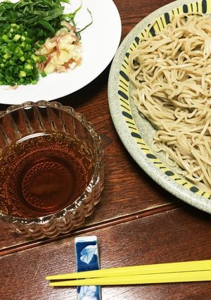 流水麺で、ざる蕎麦-レシピのメイン写真