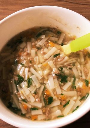 離乳食後期〜牛すきうどん風＊-レシピのメイン写真