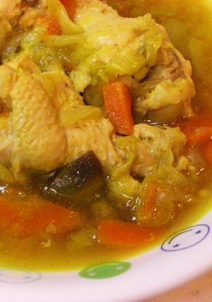 手羽元とお野菜の美味い♪カレースープ-レシピのメイン写真