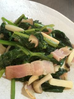 ほうれん草のオイスターソース炒め-レシピのメイン写真