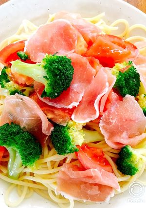 簡単だけどガツンな冷製パスタ-レシピのメイン写真