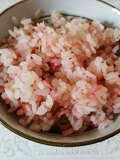 梅干しごはん-レシピのメイン写真