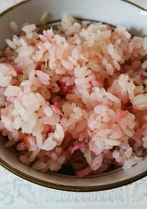 梅干しごはん-レシピのメイン写真