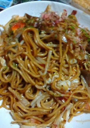初のオーブンレンジで焼きそば☆-レシピのメイン写真