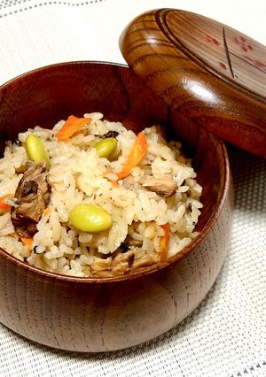 サバ缶で☆簡単☆炊き込みご飯-レシピのメイン写真