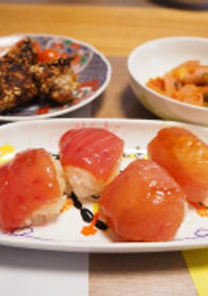 オイスターソースで下味　てまり寿司-レシピのメイン写真