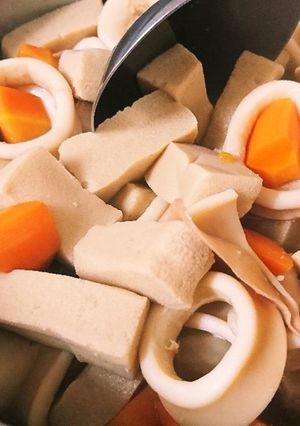 コクうま♪イカ入り和風煮物-レシピのメイン写真