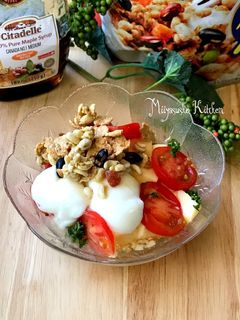 玉子豆腐とヨーグルトのメープルかけ-レシピのメイン写真