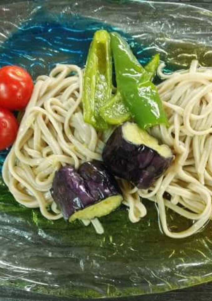 夏野菜の揚げ浸し冷製夏そば-レシピのメイン写真