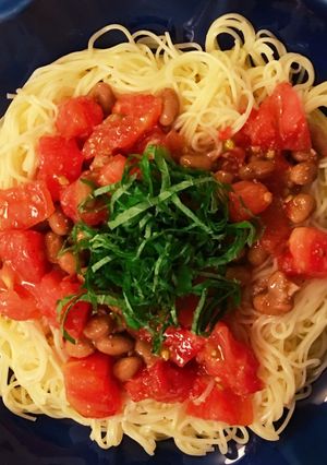 *ぶっかけ!納豆トマトそうめん*-レシピのメイン写真