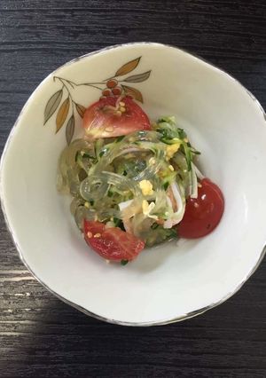 ところてんサラダ-レシピのメイン写真