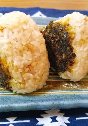 香ばしさがたまらん！味噌焼おにぎり♪-レシピのメイン写真