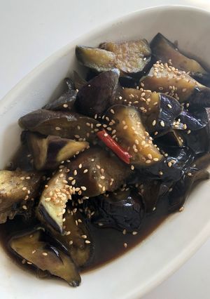 ピリ辛ナス炒め煮♪-レシピのメイン写真