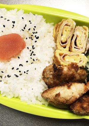 旦那弁当135♡鶏の味噌パン粉焼き弁当!-レシピのメイン写真