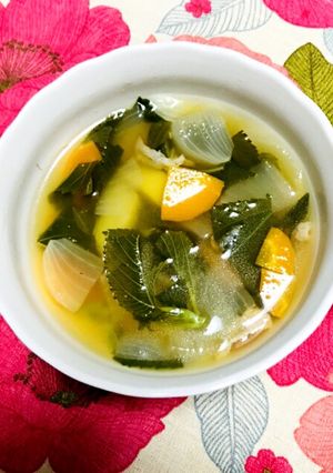 簡単！栄養満点★モロヘイヤのスープ-レシピのメイン写真