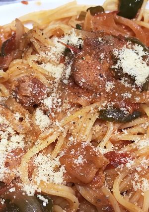 簡単♪トマトソース風ナポリタン☆-レシピのメイン写真