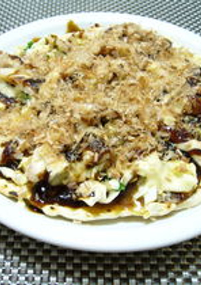 お好み焼き風ピザ-レシピのメイン写真