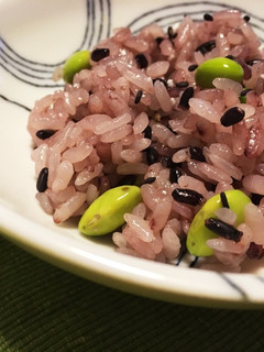 枝豆と黒米のごはん-レシピのメイン写真