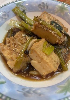 オイスターソースの厚揚げ煮-レシピのメイン写真