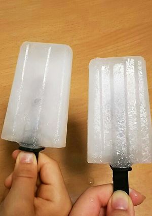 梅ジュースでアイスバー-レシピのメイン写真