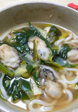 ☆シンプル牡蠣 うどん☆-レシピのメイン写真