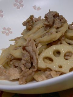 豚肉とレンコンの簡単ジャン炒め-レシピのメイン写真