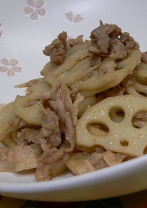豚肉とレンコンの簡単ジャン炒め-レシピのメイン写真