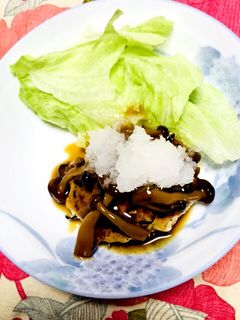 簡単ヘルシー和風あんかけ豆腐ハンバーグ♪-レシピのメイン写真