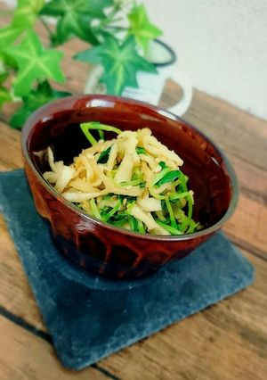 簡単！豆苗と切り干し大根のゴマぽんサラダ-レシピのメイン写真