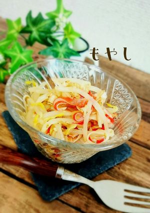 楽うまっ☆もやしとカニカマの香味ソース-レシピのメイン写真