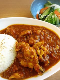 本格骨付インド風チキンカレー 圧力鍋で-レシピのメイン写真