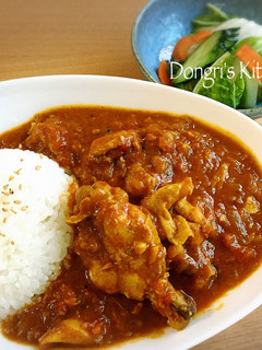 本格骨付インド風チキンカレー 圧力鍋で-レシピのメイン写真